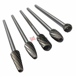 Best Selling Different Shapes Cutting Tools Tungsten Carbide Rotary Burr Hand Tool File Set