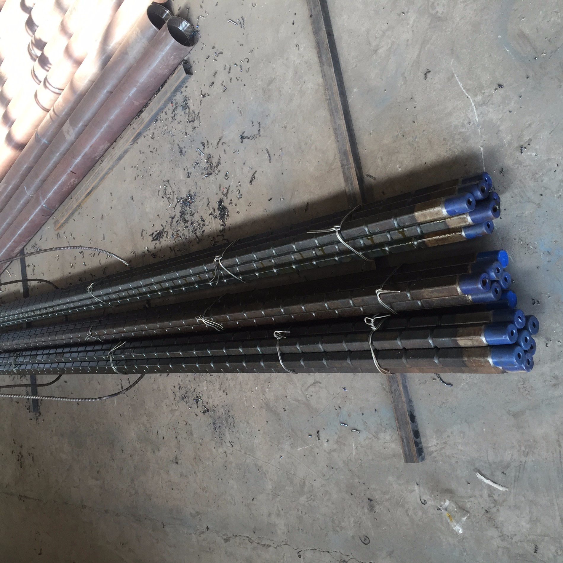drill rod tong, rod free plier, kelly rod, hexagonal kelly rod