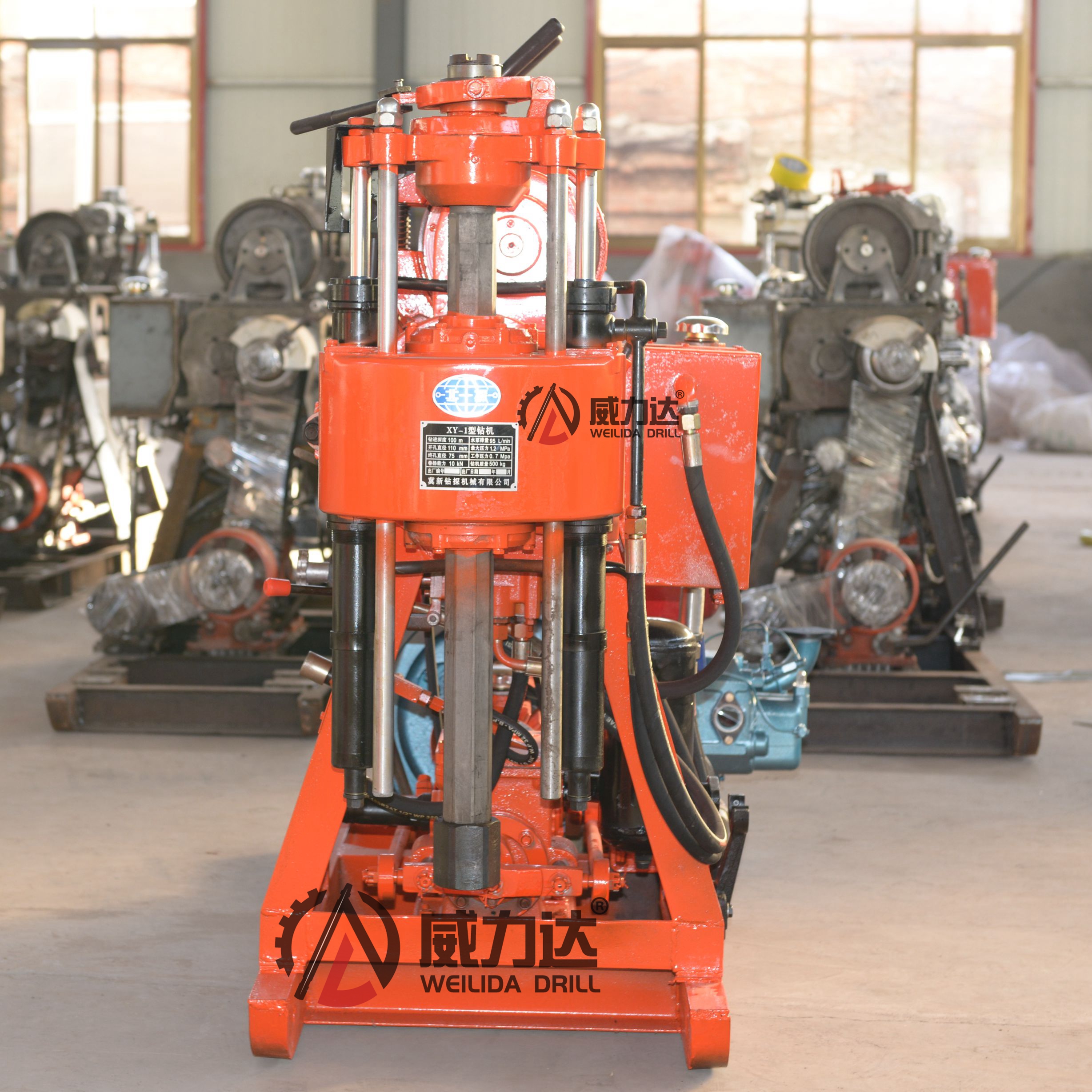 Cheap drilling rig portable, crawler drilling rigs for sale, exploration rig Price