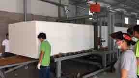 Horizontal Automatic Continuously Foaming production line