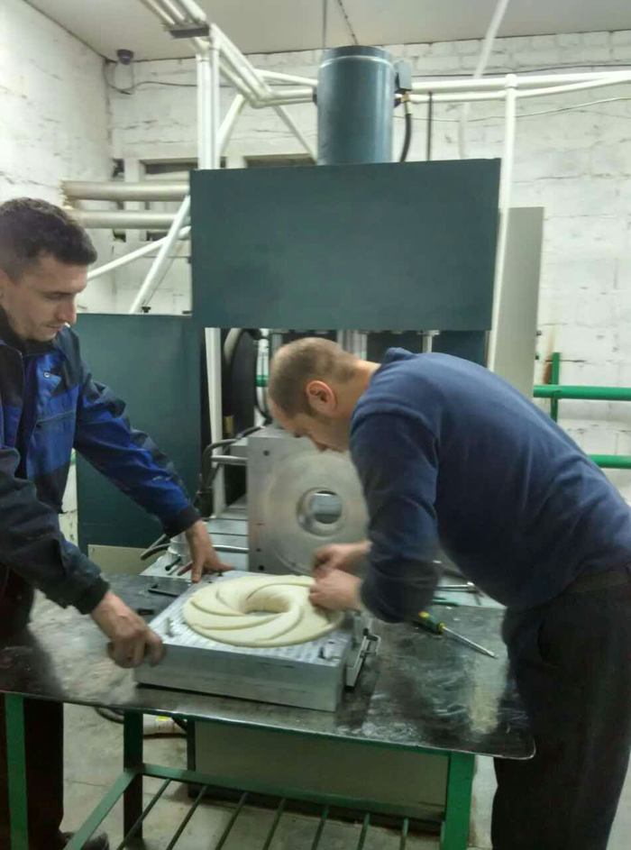 precision casting production line