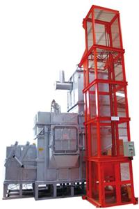 Aluminum alloy continuous melting furnace(Central furnace)