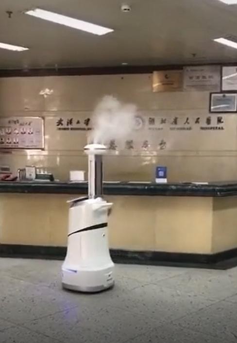 Disinfection and sanitation robot