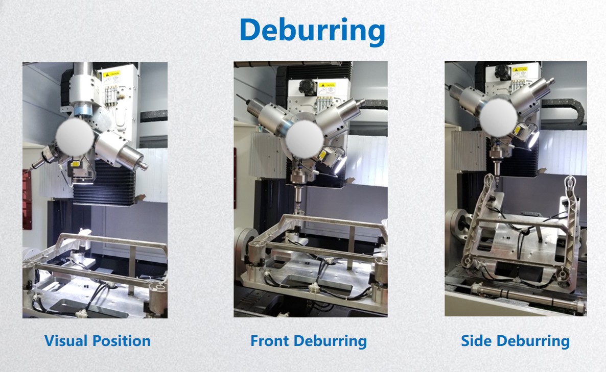 Intelligent automatic die casting deburring machine