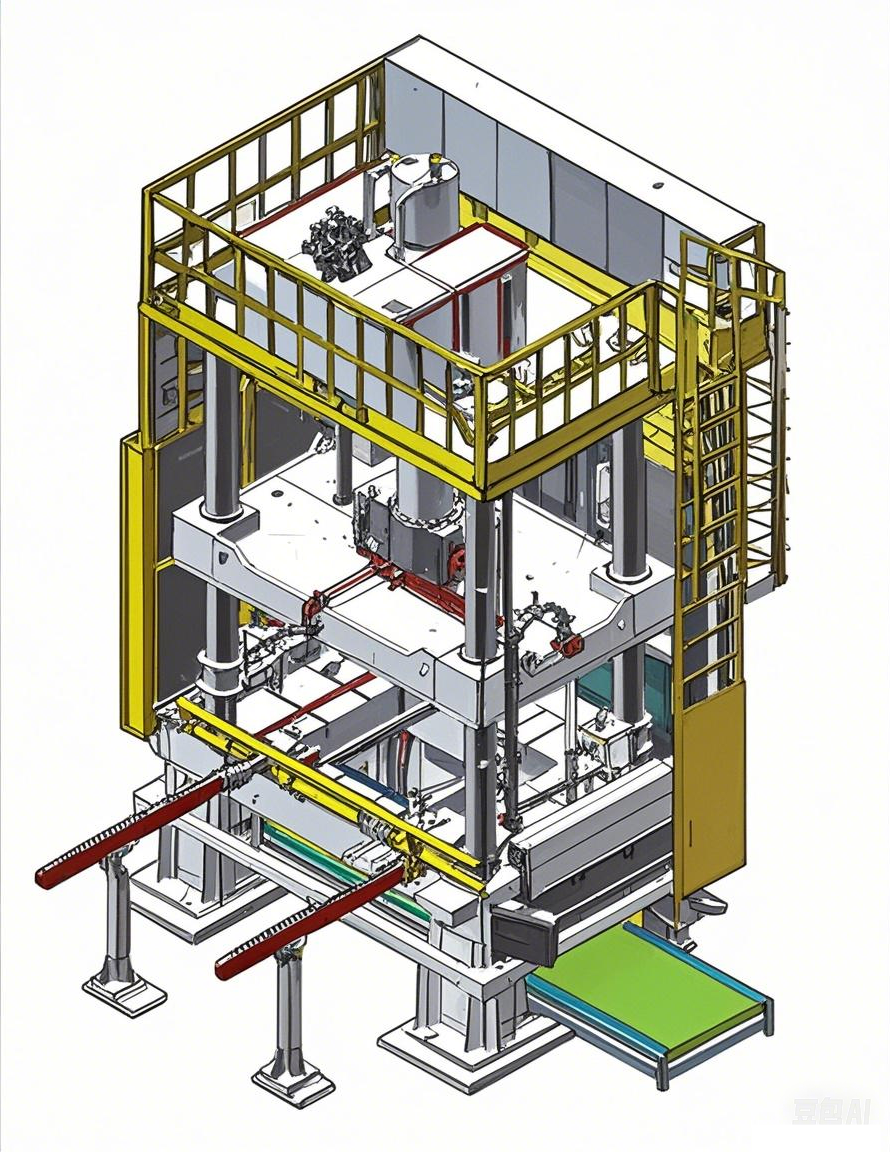 200Ton Class Hydraulic Trim Press Machine