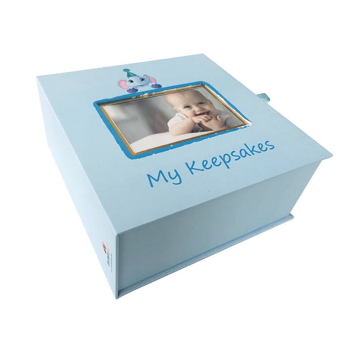 Baby Keepsake Cardboard Box First Year Baby Memory Box
