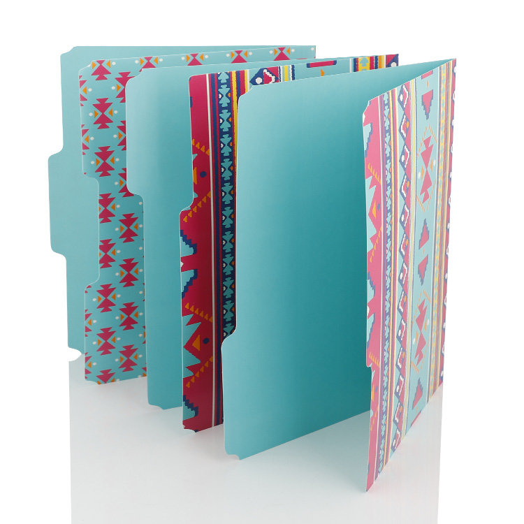 Color Design Paper File Folder Custom Printing