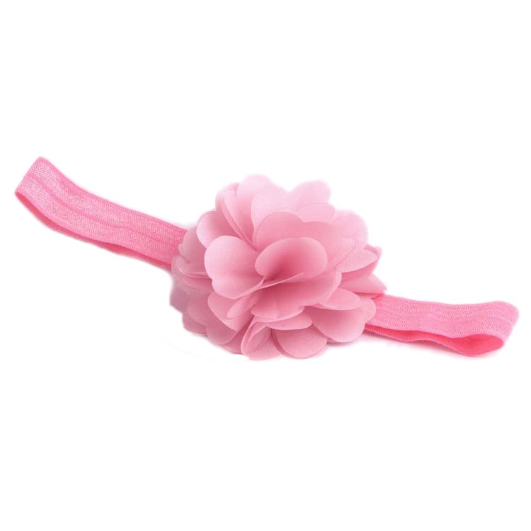 Kinder-Band-Bogen-Polyester-Stirnband-Blume