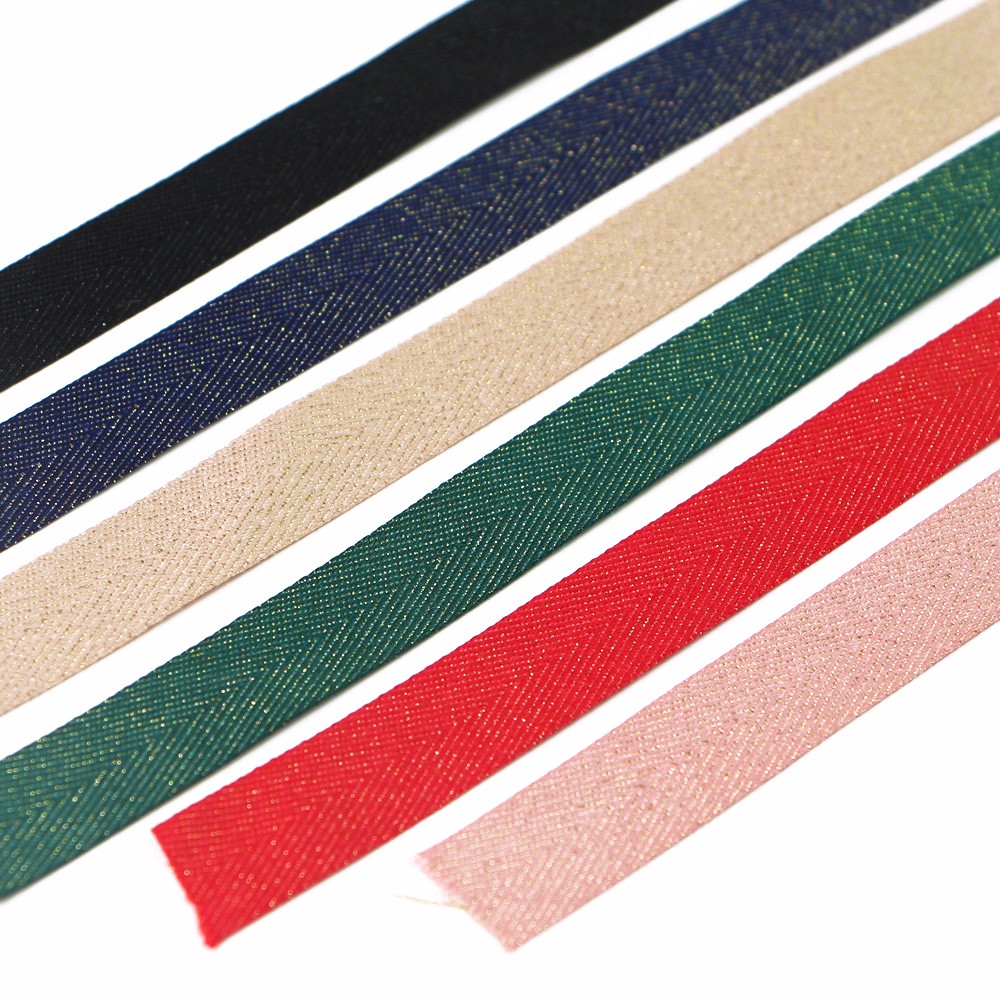 Polyester Herringbone Ribbon Decoration Ribbon
