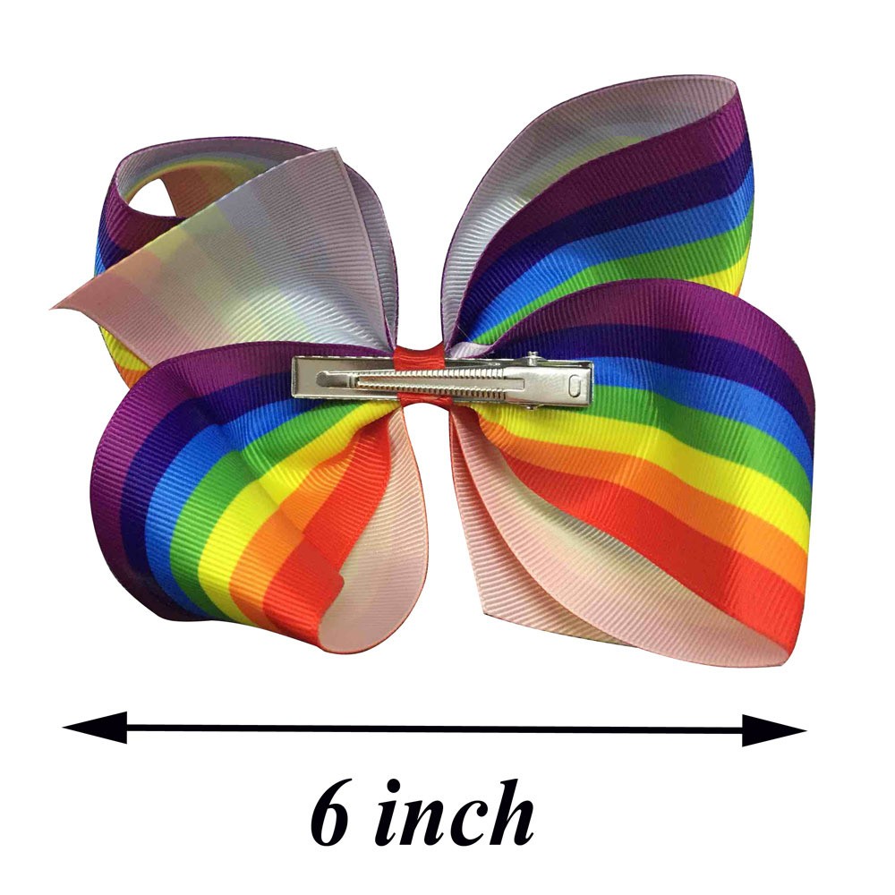 6 Inch Big Hair Bows For Girls