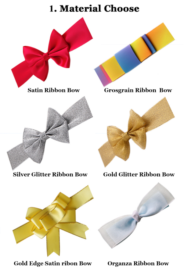 gift wrapping elastic band bow