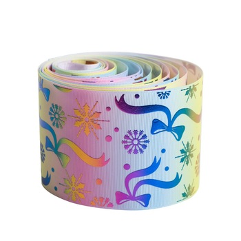 printed satin ribbon