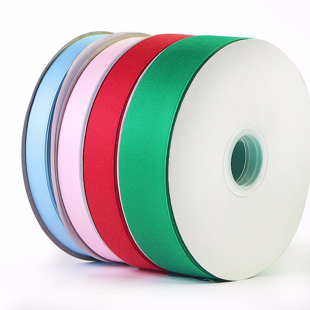 Polyester cotton ribbon 4 colors 4 sizes factory quote