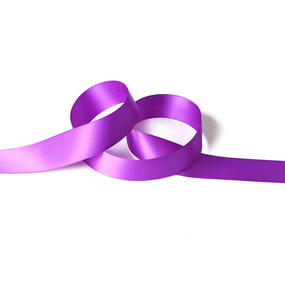 purple satin ribbon