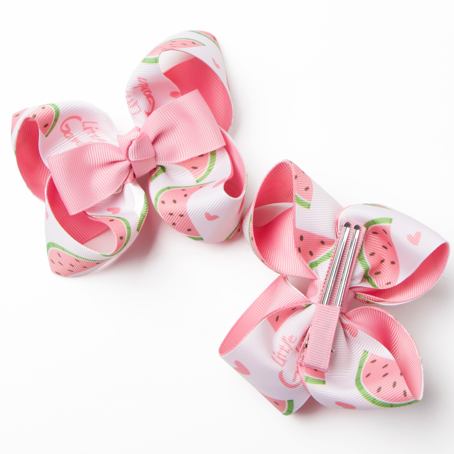 Headband hair bow jojo bows made by custom grosgrain ribbon