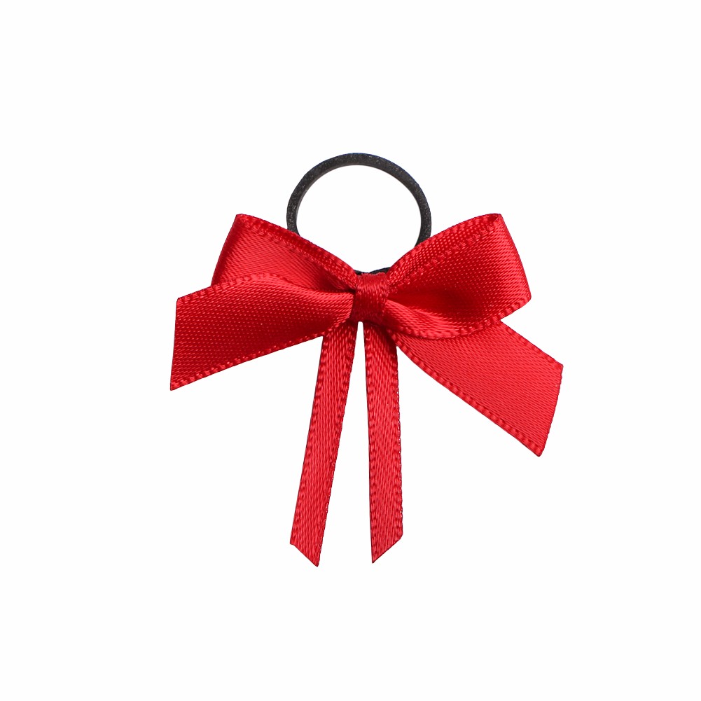 Red satin ribbon and velvet ribbon handmade ribbon bow perfume bottle bows