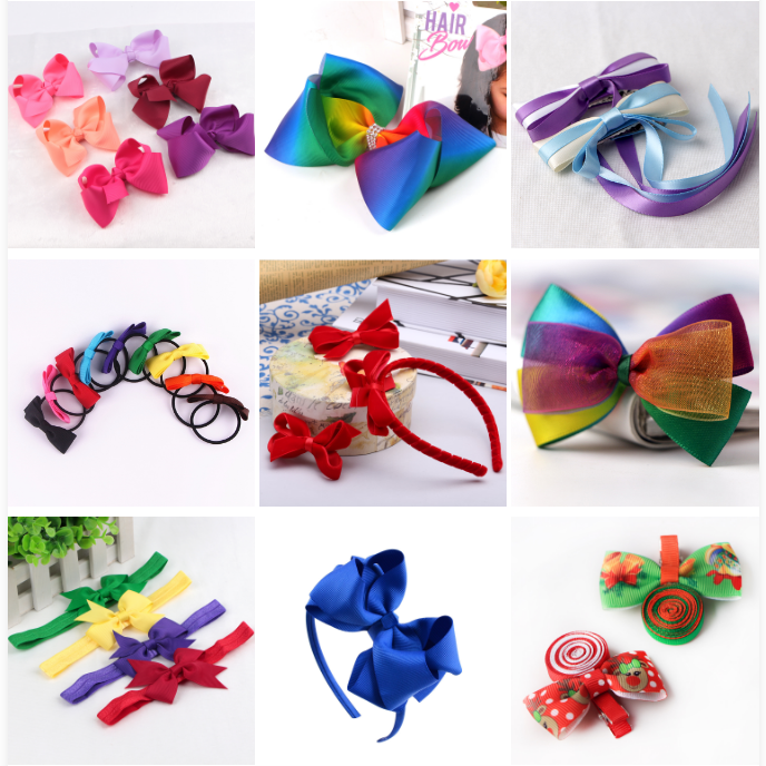 Garment ribbon bow