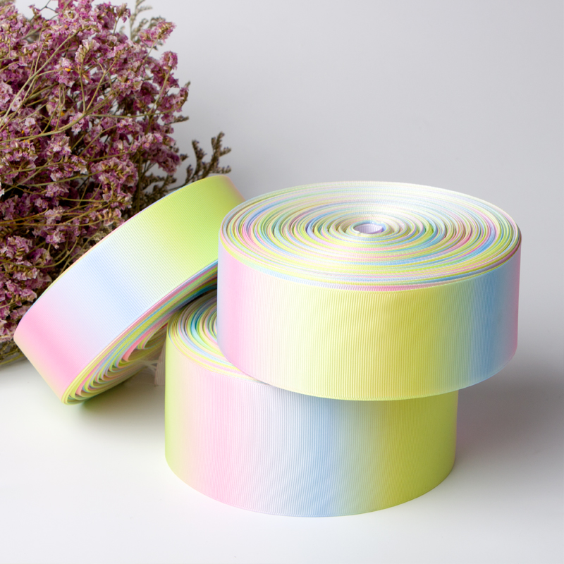 satin rainbow ribbon