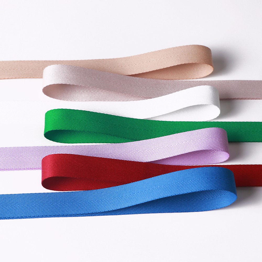 Grey polyester herringbone ribbon 10mm ribbon wholesale