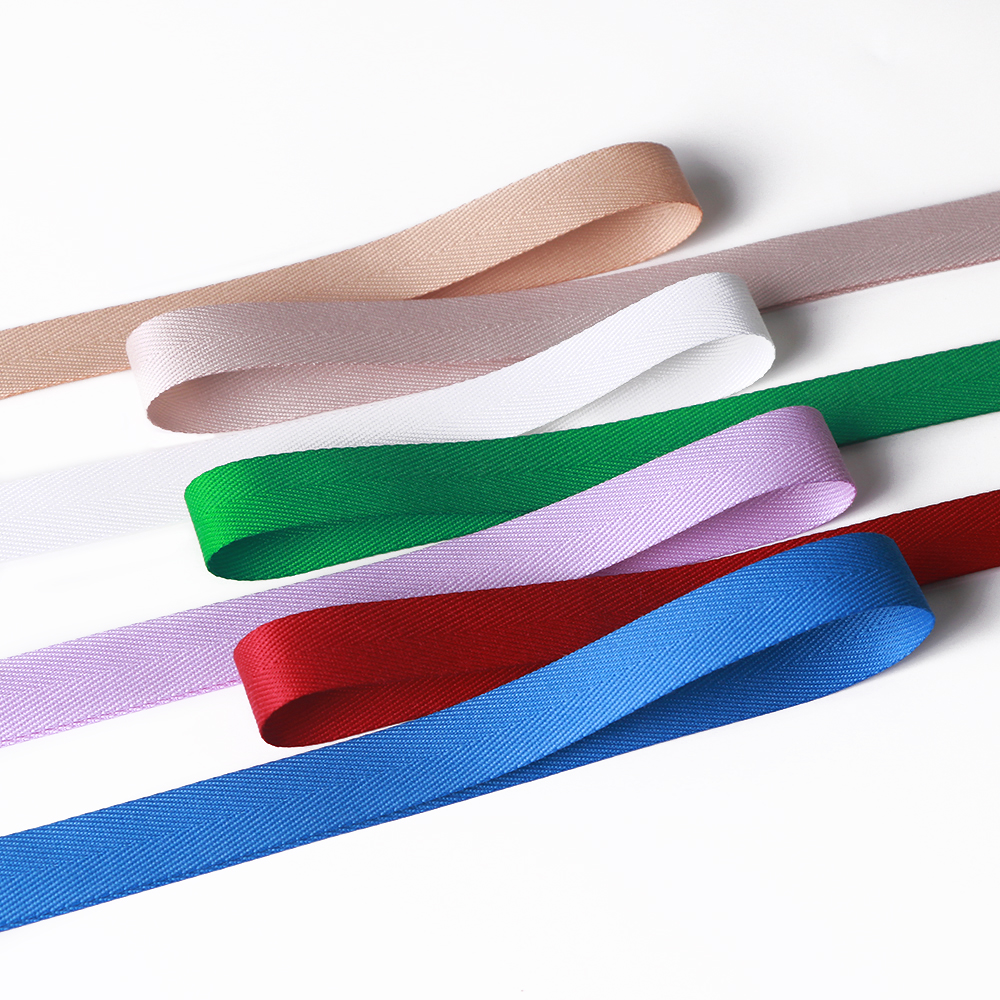 polyester herringbone ribbon
