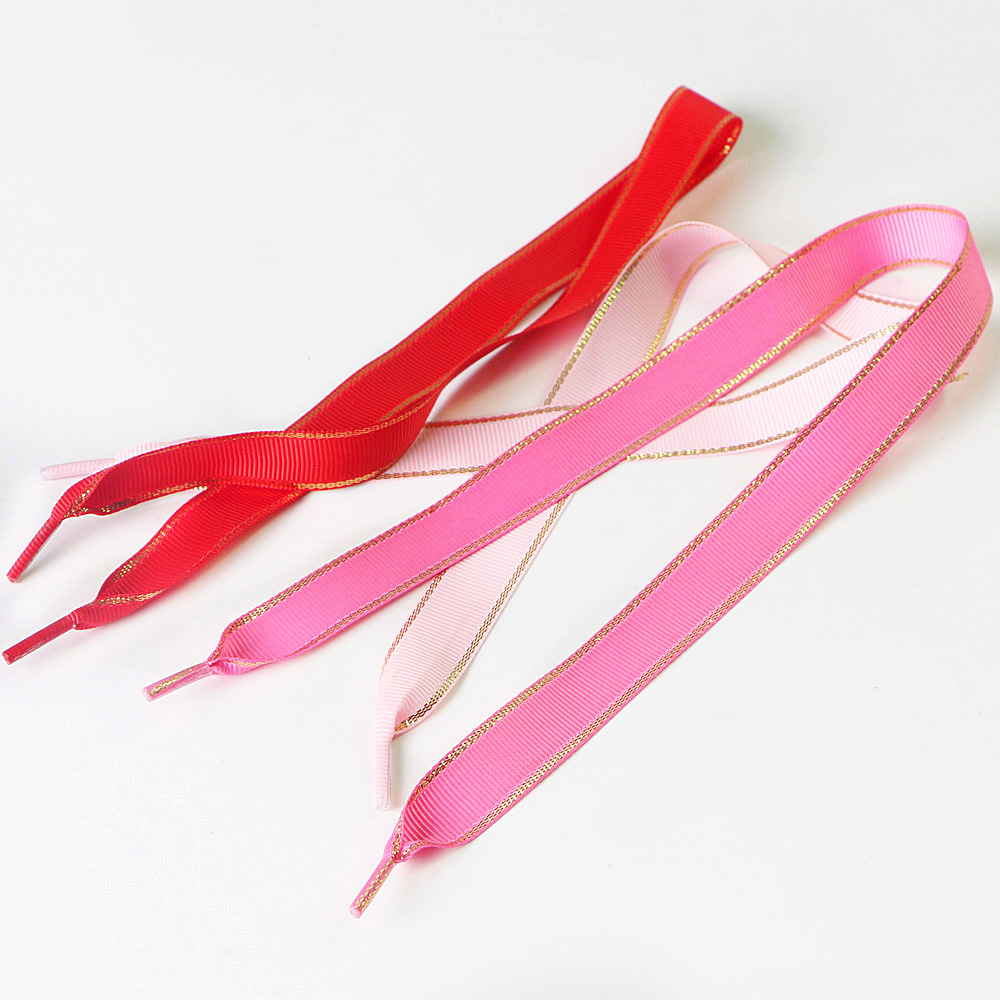 ribbon shoelaces