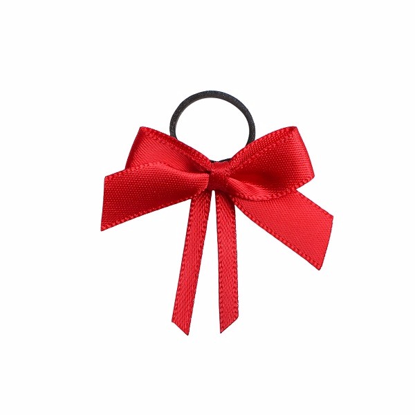 Red satin ribbon handmade bottle bow packaging ribbon bow