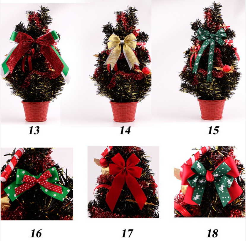 ribbon bow for Christmas tree decorations