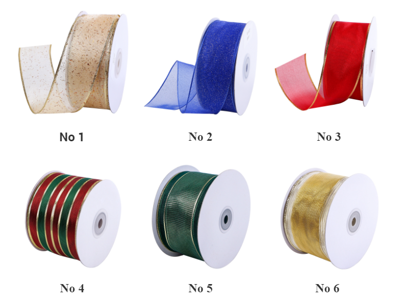 organza ribbon for Christmas