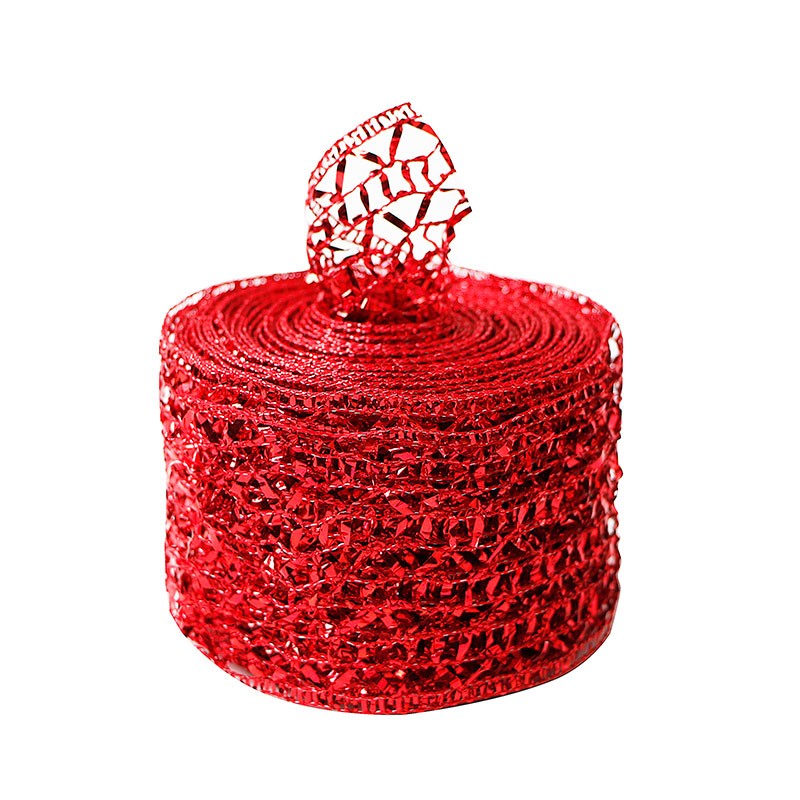 wired organza Ribbon,organza Ribbon 63mm,red organza ribbon