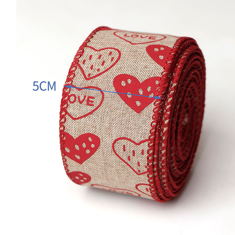 Heart Printed Ribbons