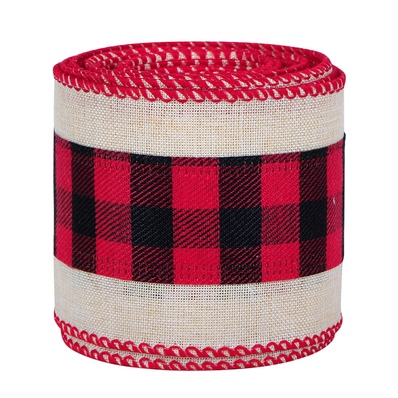 Christmas Wired Plaid Ribbons