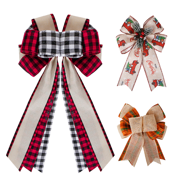 farmhouse wired ribbons