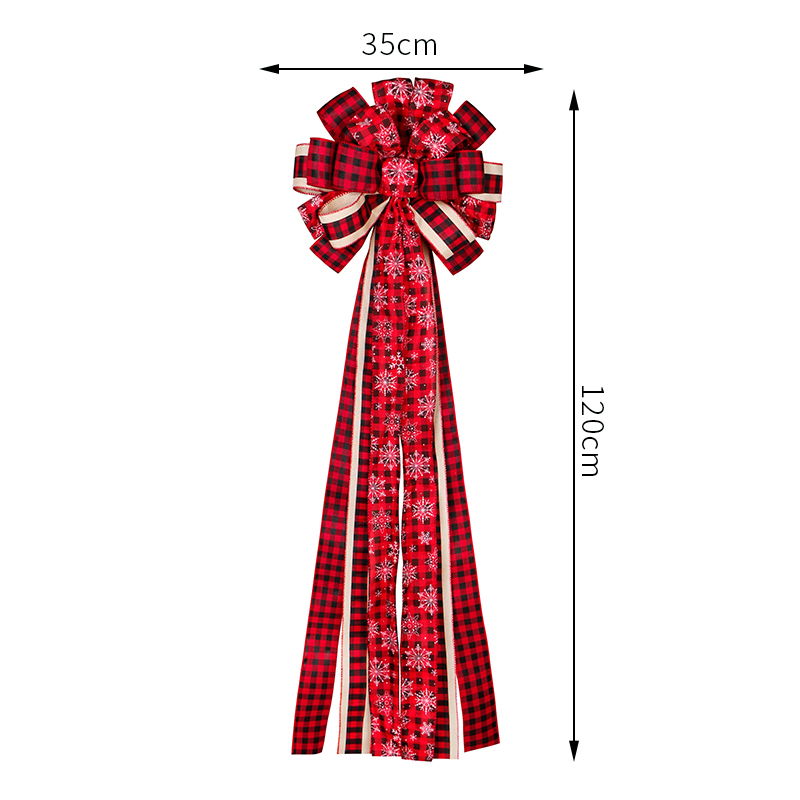 diy christmas ribbon bow