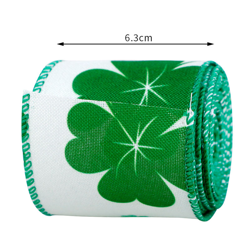 Nastro per il giorno di San Patrizio, nastro irlandese, nastro festival, nastro verde trifoglio
