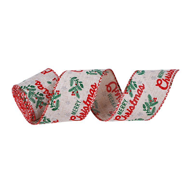 wired ribbon wholesale,oem wired ribbon,customized christmas ribbon