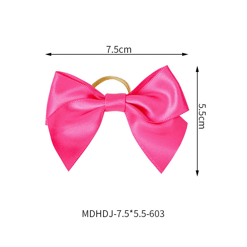 pre-tied elastic ribbon bow