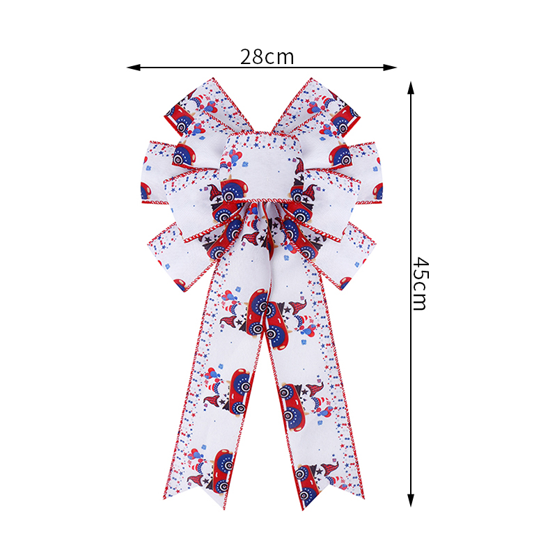 Burlap wreath bows,American ribbon bows,Tree topper bows