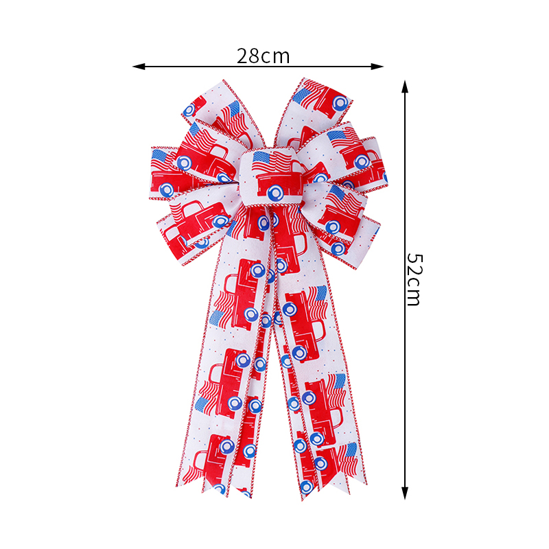 independence day ribbon bow