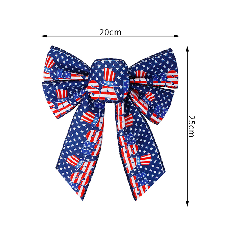 American flag bows