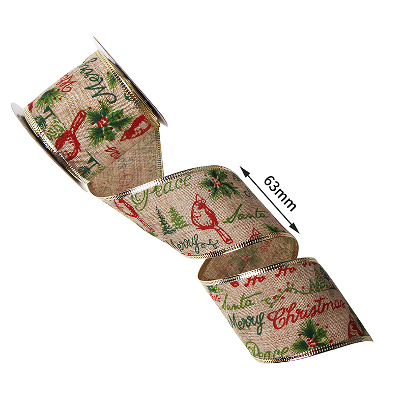 Christmas decoration ribbon