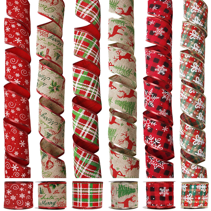 Christmas ribbon decoration