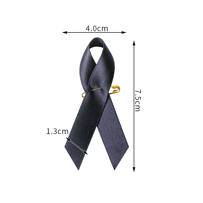 satin ribbon pin