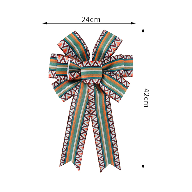 Mexican style ribbon bow,colorful ribbon bow,ribbon bow for DIY craft