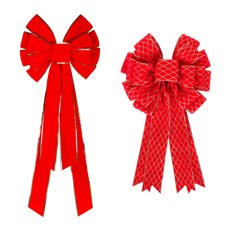 red Christmas bow