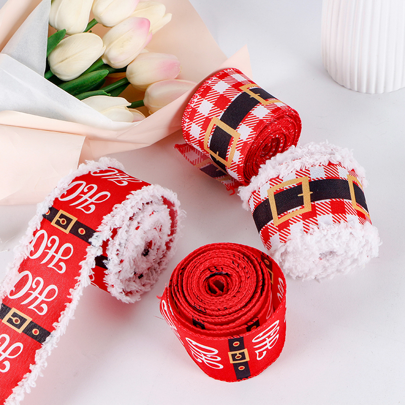 Christmas Wired Edge Ribbons