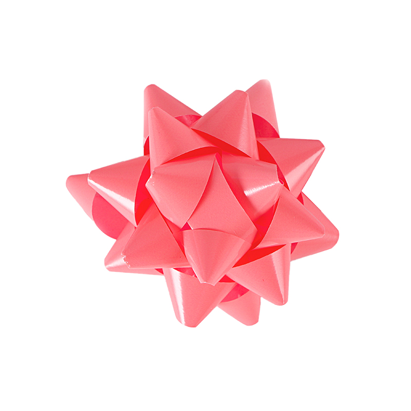 Noeud d'emballage cadeau en polypropylène multicolore, noeud étoile pour la décoration de Noël et de fête