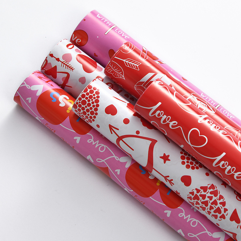 Gift wrap for Valentine's Day