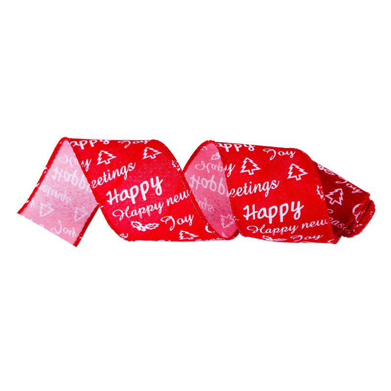  16pcs Christmas ribbon set wired edge ribbon