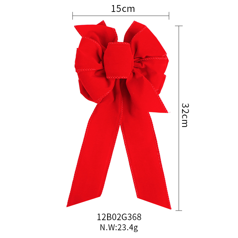 red Christmas bow