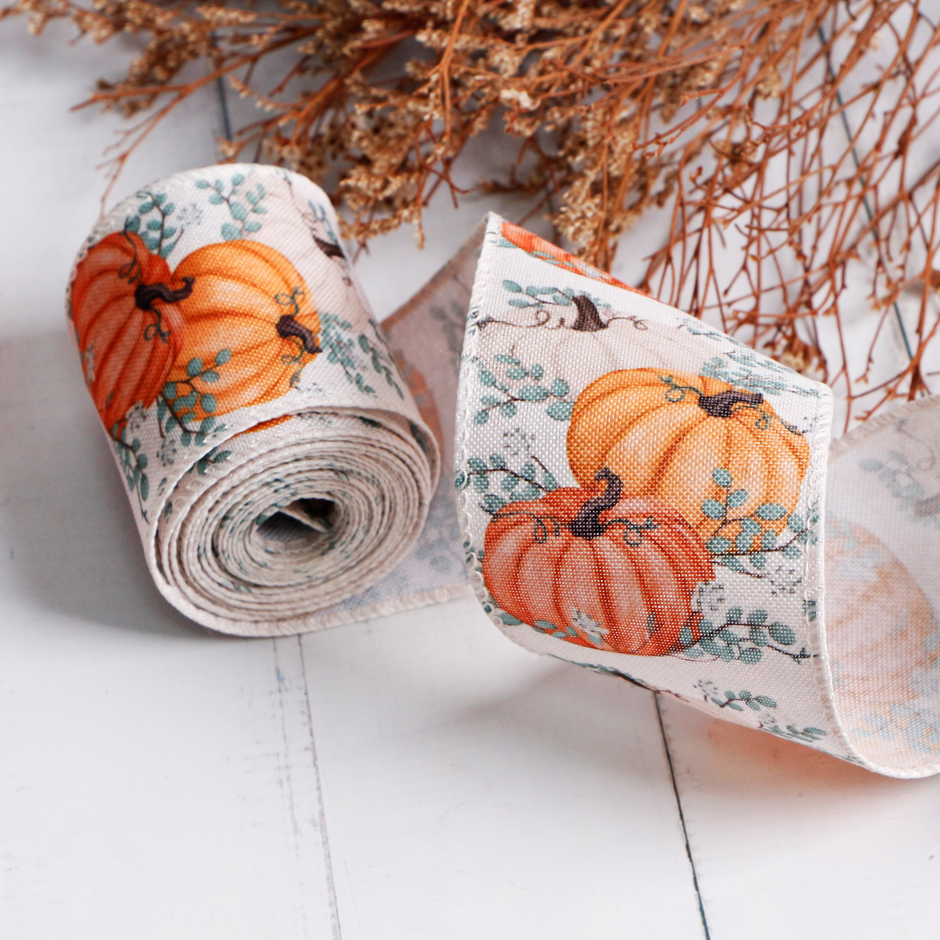 Halloween Wired Edge Ribbon